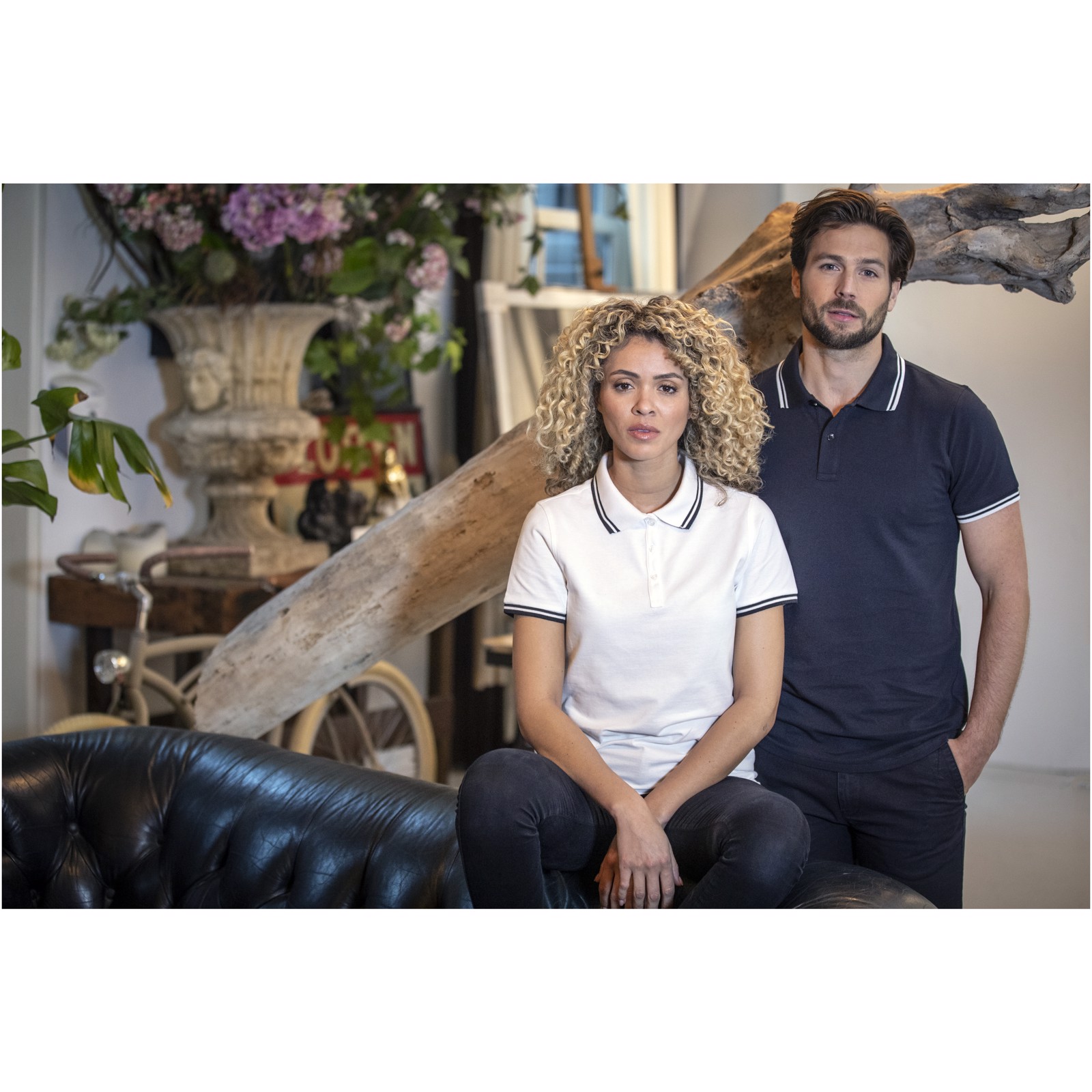 Amarago Polo mit abgesetztem Rand für Herren