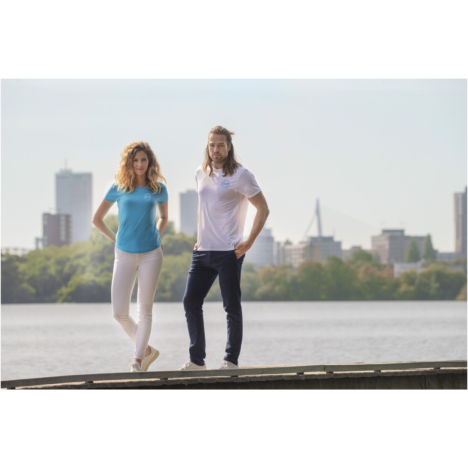 Jade T-Shirt aus recyceltem GRS Material für Herren